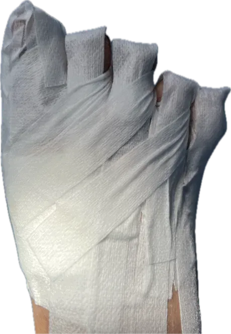 Vendaje postquirúrgico inmediato tras cirugía MIS